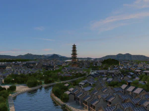 citt&agrave; antica Modello 3D