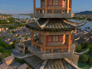 ancient city Model 3D
