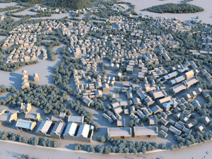 ancient city Model 3D