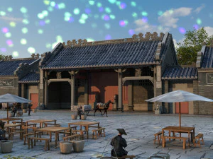 cidade antiga Modelo 3D