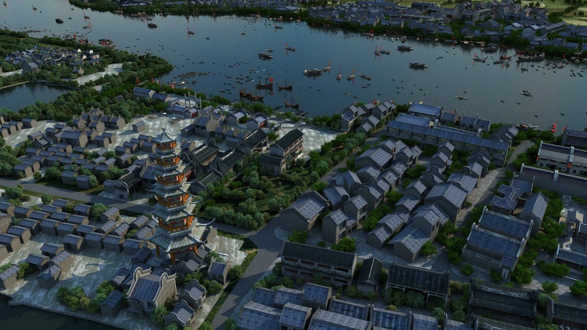 ancient city 3D Model .c4d .max .obj .3ds .fbx .stl .blend