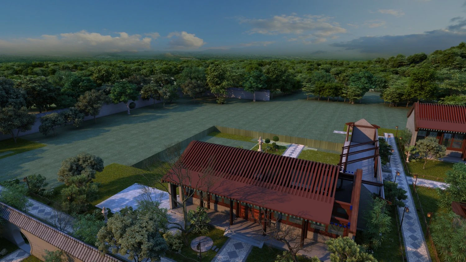 ancient city 3D Model .c4d .max .obj .3ds .fbx .stl .blend 