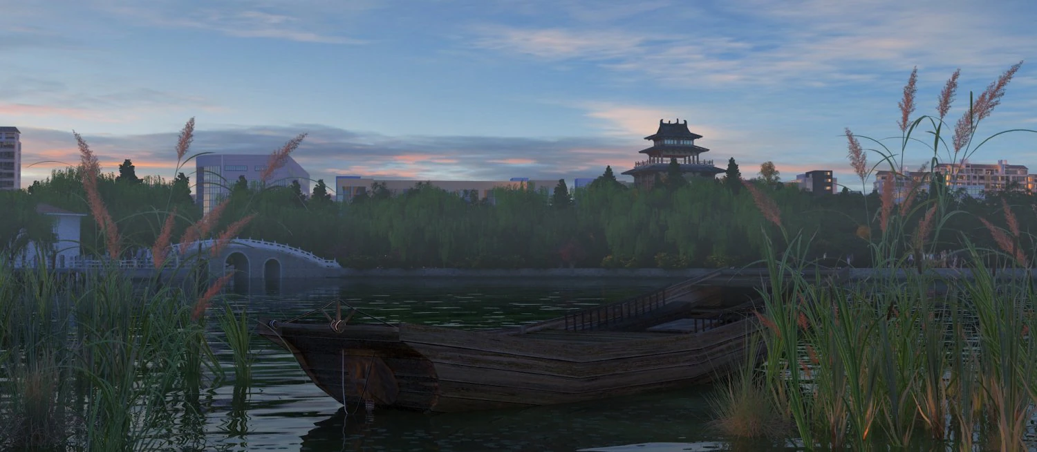 park 3D Model .c4d .max .obj .3ds .fbx .stl .blend 