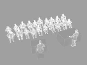 workers meeting 3D Model