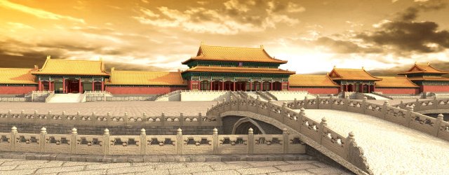 forbidden city taihe gate 3D 模型 .c4d .max .obj .3ds .fbx .stl .blend
