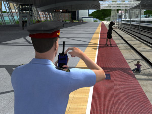 train station 3D-Modell