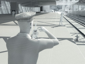 train station 3D-Modell
