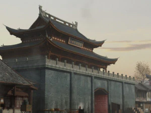 antike Architektur 3D Modell