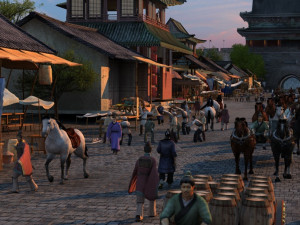 ancient bazaar Model 3D