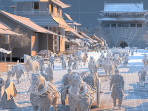 ancient bazaar Model 3D