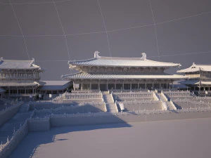 daming palace 3D Model