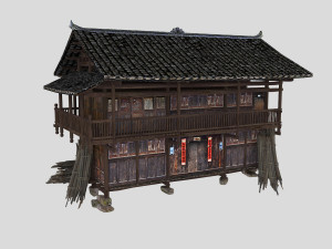 wooden house 3D Model