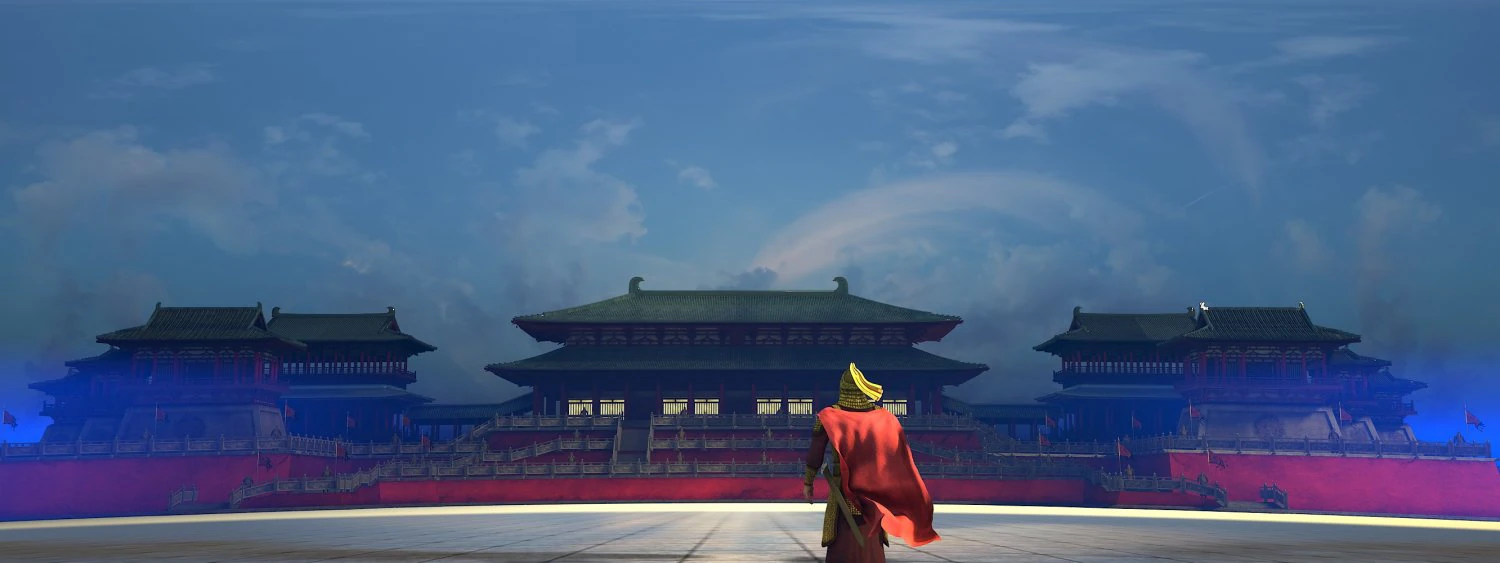 ancient palace 3D Model .c4d .max .obj .3ds .fbx .stl .blend 