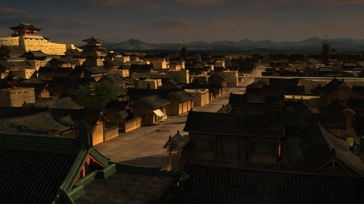 ancient city pool 3D Model .c4d .max .obj .3ds .fbx .stl .blend 