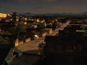 ancient city pool 3D 模型