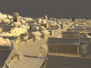 ancient city pool Modello 3D