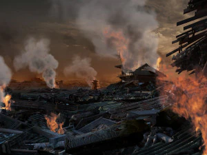 युद्ध के खंडहर 3D मॉडल