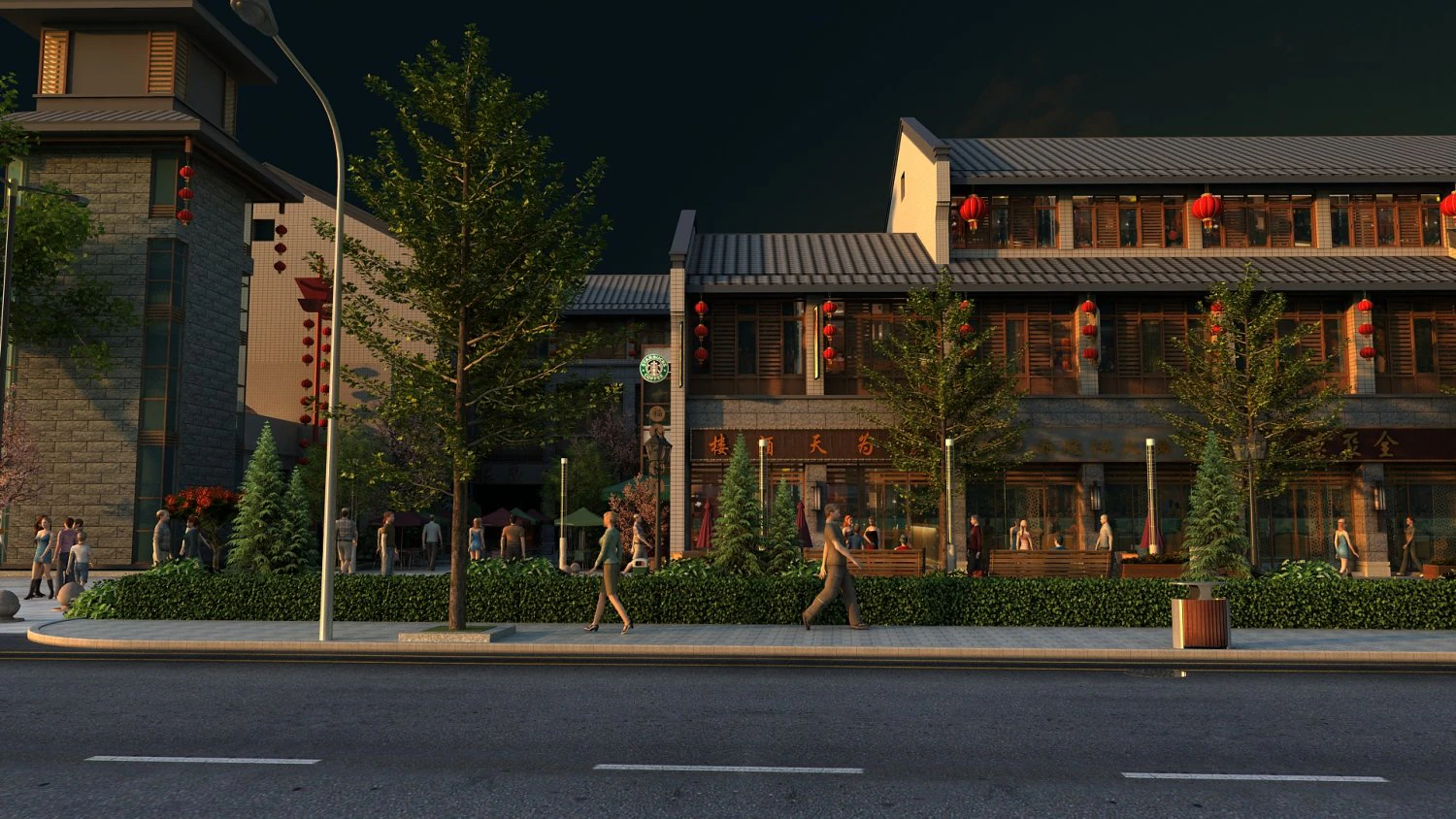 hotel 3D Model .c4d .max .obj .3ds .fbx .stl .blend 