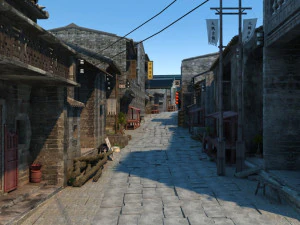 oude straat 3D Model