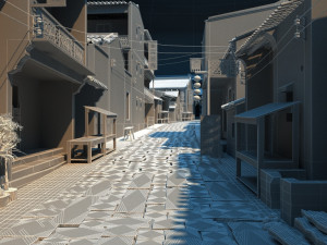 ancient street Modelo 3D