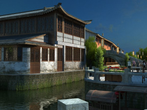 ancient town Modelo 3D