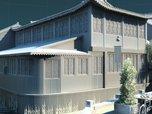 ancient town 3D Model