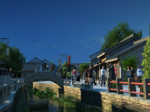 ancient town 3D 모델