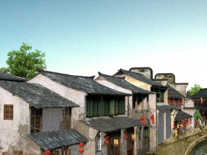 ancient town 3D Model