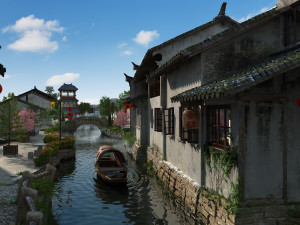 ancient town Modelo 3D