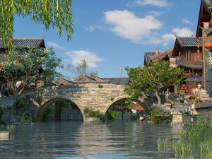 ancient town 3D Model
