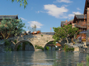 ancient town Modello 3D