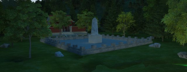 forest farm 3D 模型 .c4d .max .obj .3ds .fbx .stl .blend 