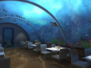 수중 레스토랑 3D 모델