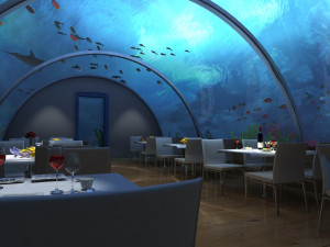 underwater restaurant 3Dモデル