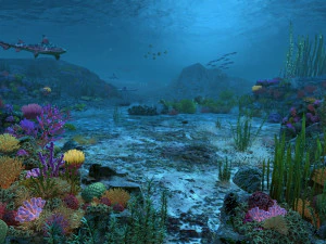 fondale marino Modello 3D
