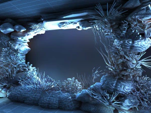 undersea theater 3D Model