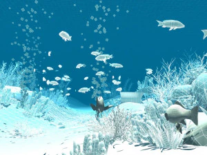 fondo del mar Modelo 3D
