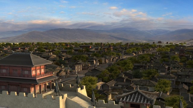 ancient city 3Dモデル .c4d .max .obj .3ds .fbx .stl .blend 