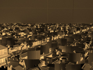 ancient city pool Model 3D