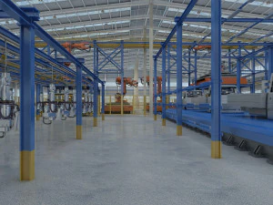factory workshop 3D Model
