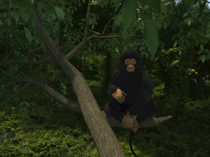 monkey 3D Model