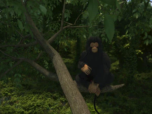 monkey 3D Model