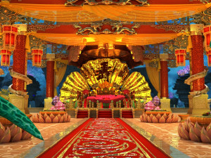 underwater palace 3Dモデル