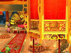 underwater palace Modello 3D