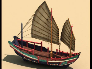 żagl&oacute;wka Model 3D