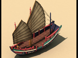 sailboat 3D मॉडल