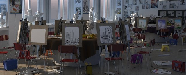studio Model 3D .c4d .max .obj .3ds .fbx .stl .blend 