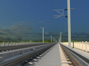 train Modelo 3D