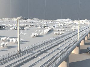 train 3D 모델