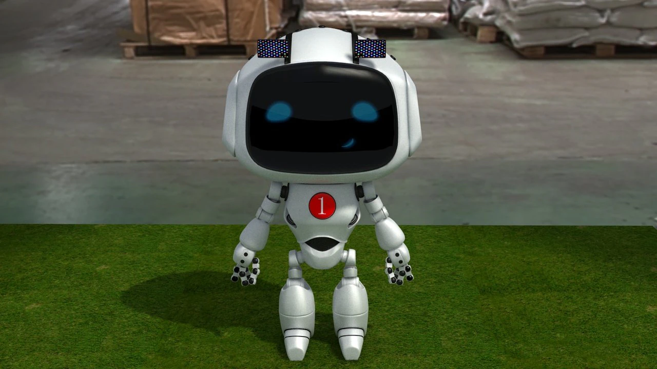 robot 3D Model .c4d .max .obj .3ds .fbx .stl .blend